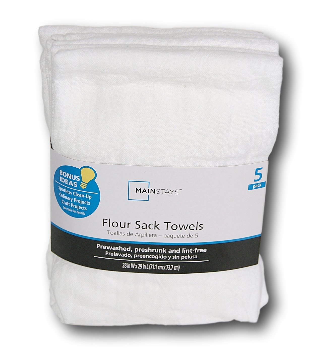 White Flour Sack Towels by Mainstay Amazon.in Home & Kitchen
