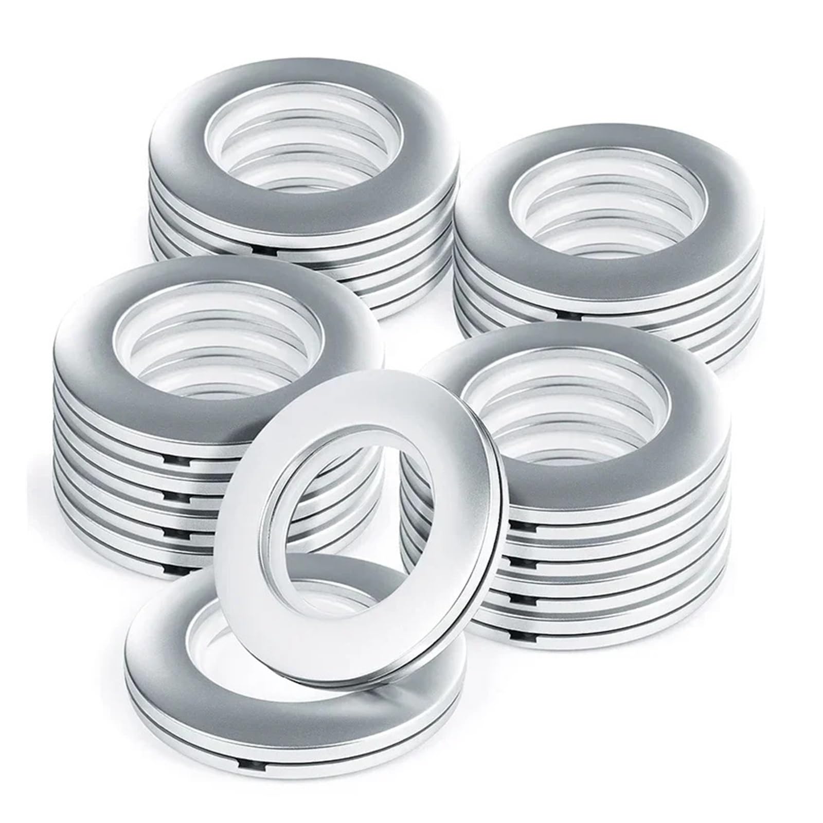 Curtain Grommets 80Pairs Plastic Top Curtain Accessories Home Decoration Eyelets For Windows Grommet Kit Sewing Eyelet for Curtains Drape