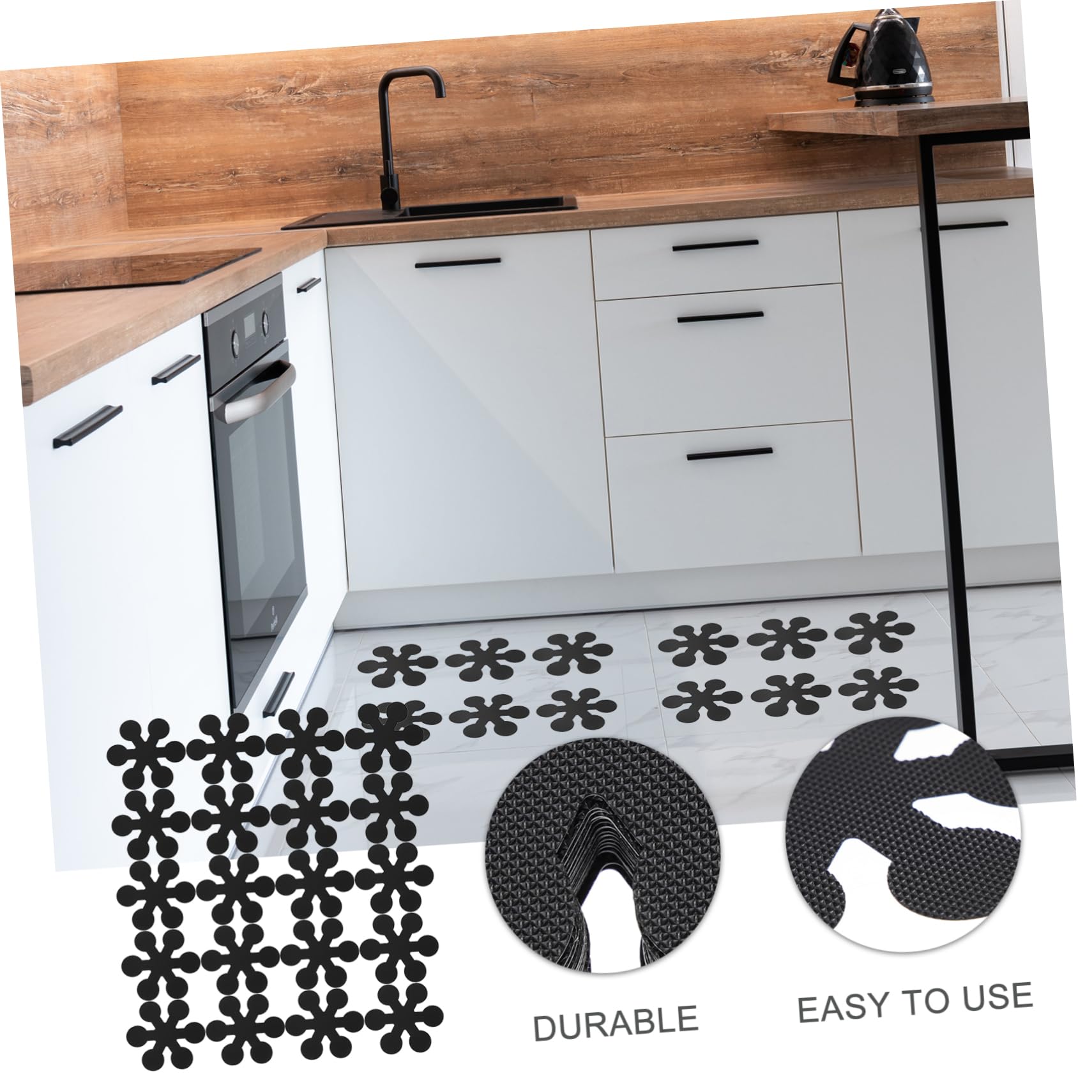 80piezas Pegatinas Antideslizantes para Baño Tiras Autoadhesivas De Peva Decorativas y Resistentes para Bañeras y Suelos Uso Escaleras y Superficies Diversas