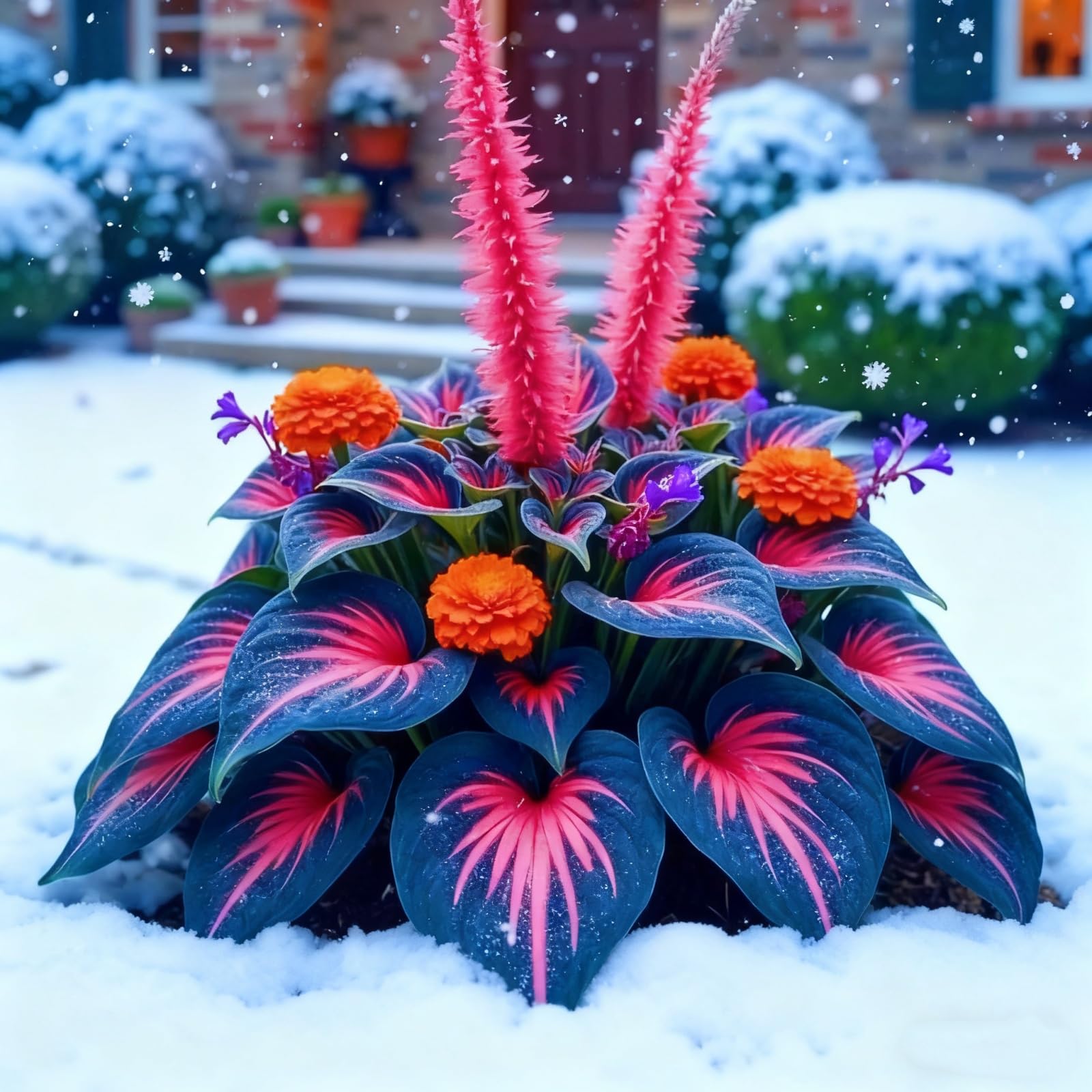 Hosta Bulbs Fall Planting UK/Plants/Rhizome/Resistant/Bedding/Gorgeous/Ornamental/Potted/Hosta Plant-A-8 Bulbs