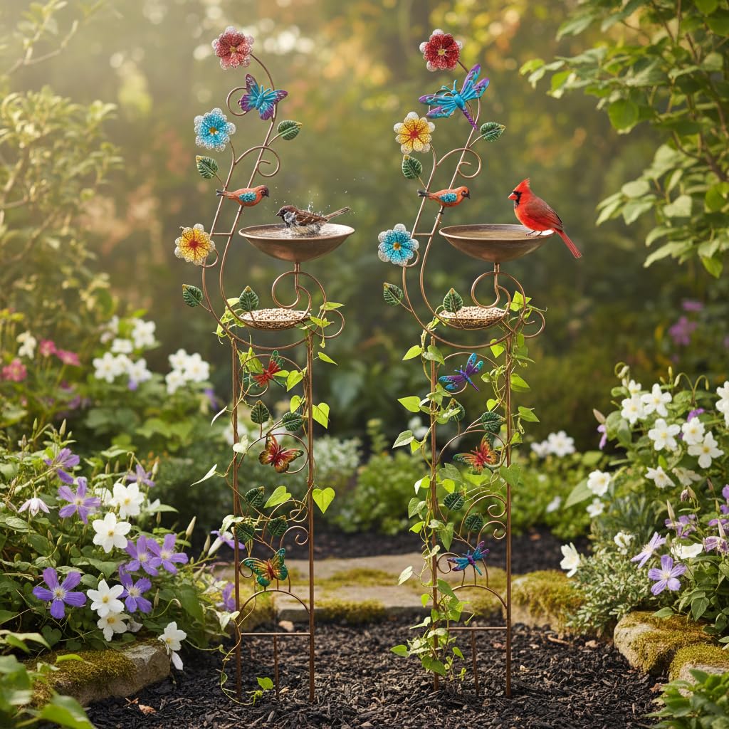 Metall-futterspender, Gartenspalier,