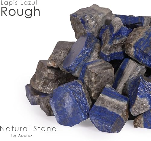 Miniatura 2 de YATSKIA Cristal de lapislázuli - Cristales curativos piedras ásperas - Rocas de cristal - Cristales crudos a granel - Rocas y cristales -