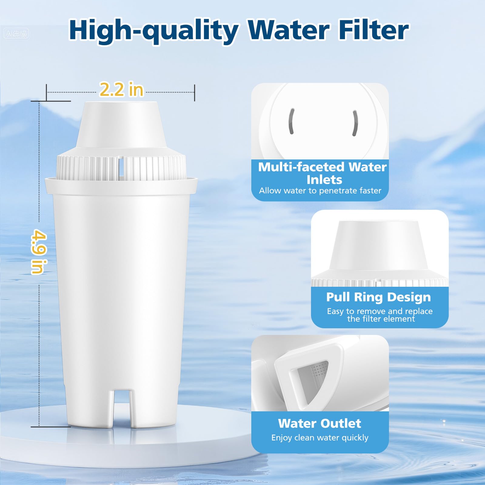 Brita Filter Replacement - 6 Pack -4