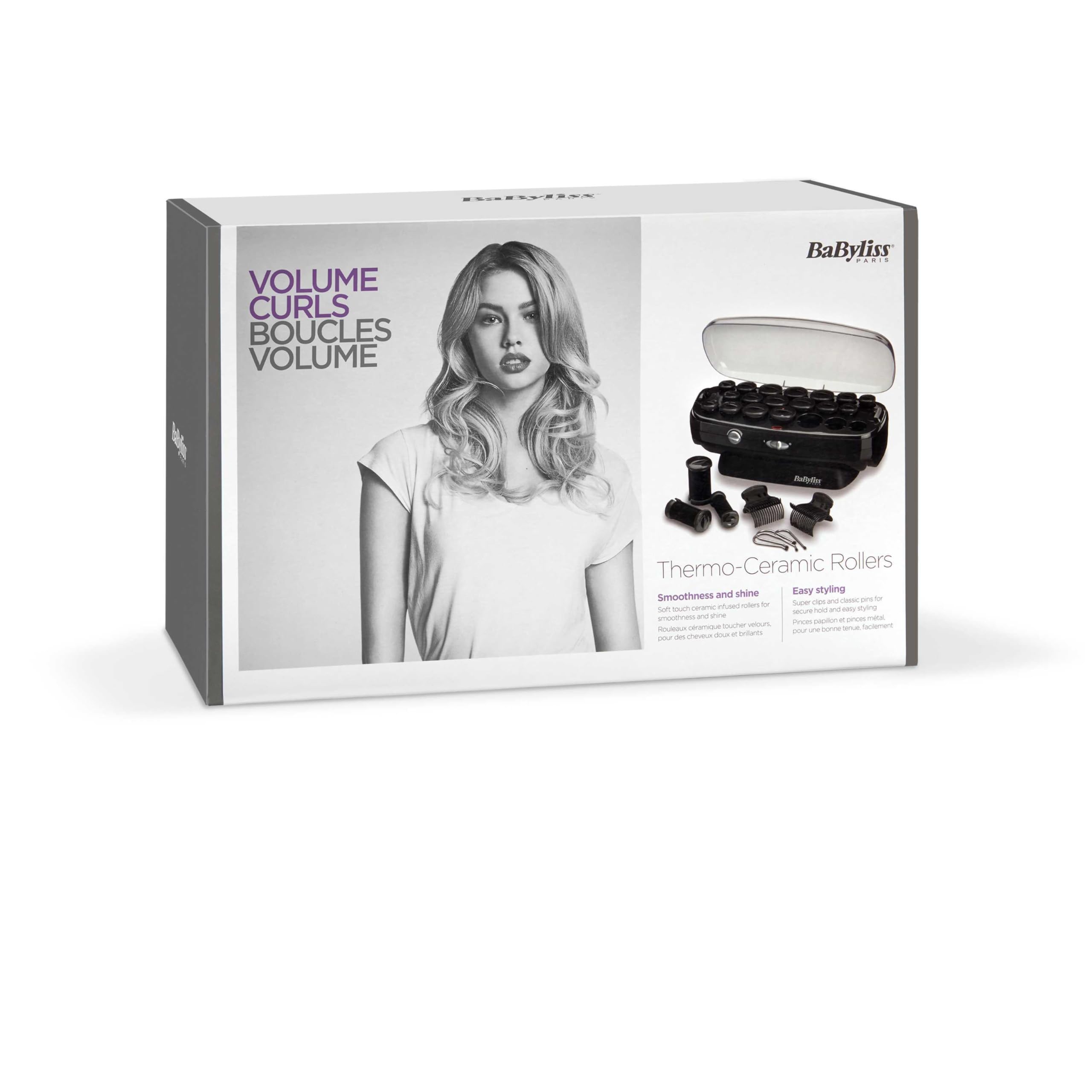 Babyliss RS035E - BaByliss Paris - Bigoudis Thermo-Ceramic, Noir, 1 Stück (1er Pack)