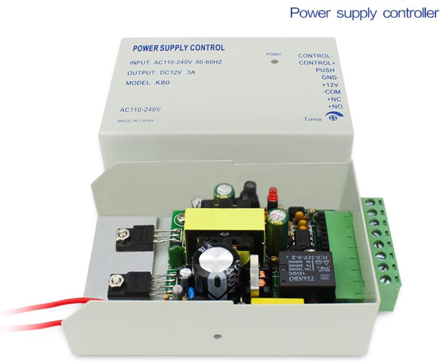 Universal DIY Professional Power Supply Control TA-K80 Module 3A/AC 110-240V for Home Door Access Controller Electric Magnetic Gate Lock System