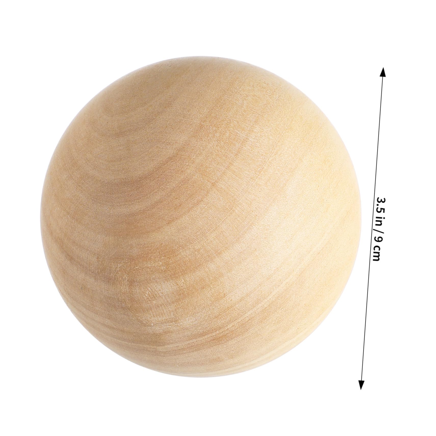 Kisangel Wooden Project Rustic Decor Christmas Decorations Handmade DIY Accessories Boxwood Sphere Dome Wedding Decor Baby Tabletop Small Garden Ornaments Beige