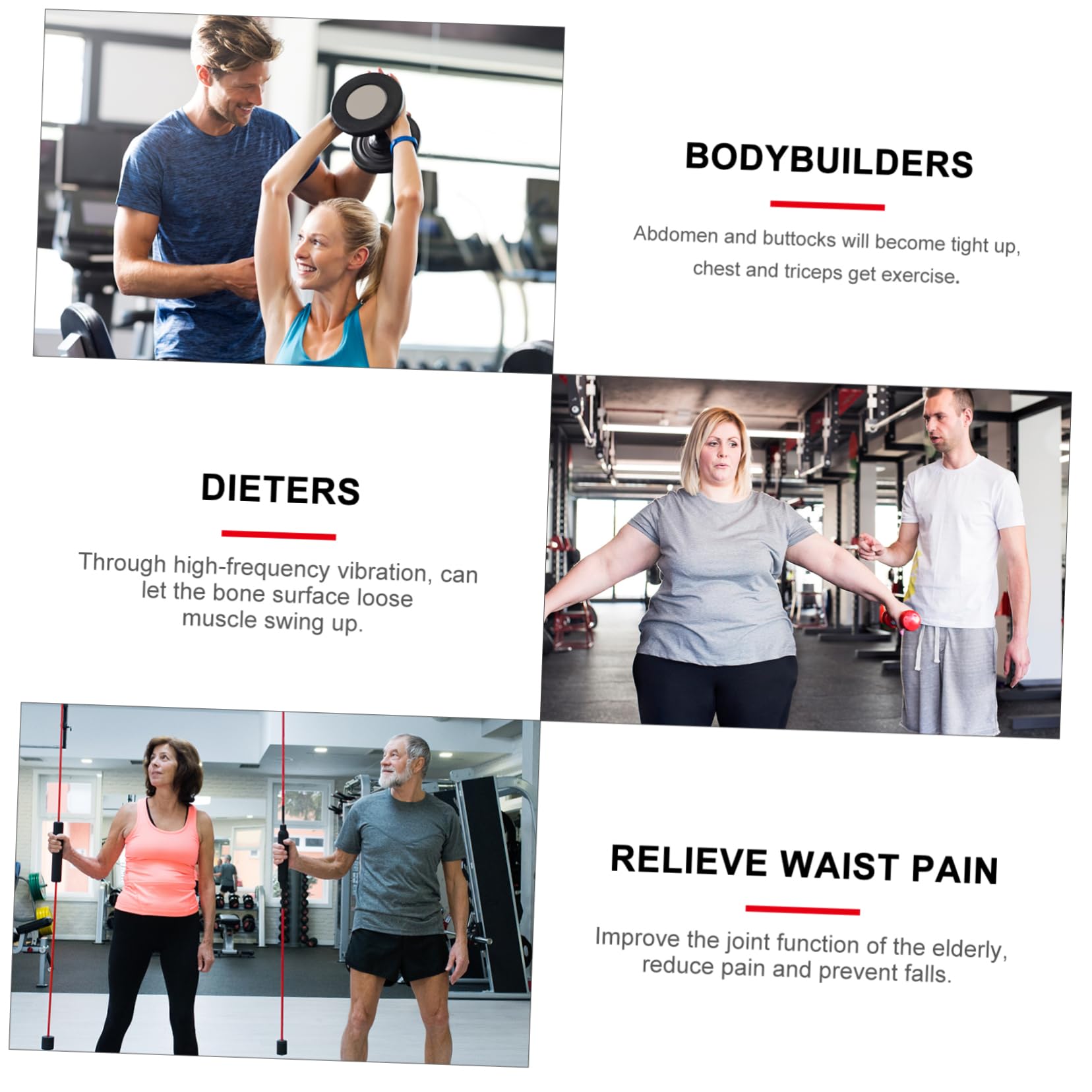 SUPVOX Bar Fitness Equipment for Upper Chain Elastic Rod Ergonomic Handle Storage Bag