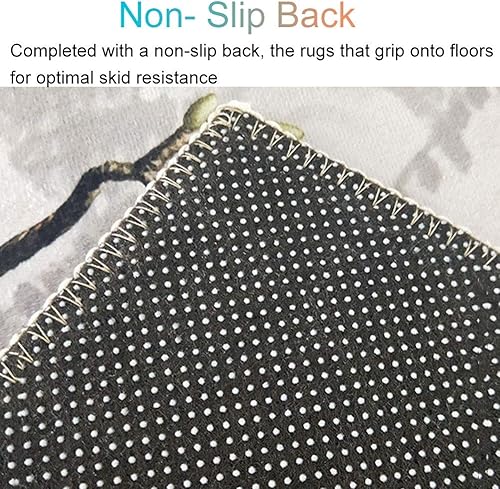 Miniatura 4 de Alfombra antideslizante para sala de estar alfombra de pasillo personalizada con patrones geométricos lavable a máquina alfombra antideslizante para