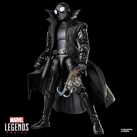 Marvel Legends Series Spider-Man Noir, Retro Cardback Spider-Man Comics Collectible 6-Inch Scale Action Figure
