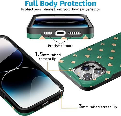 Vista 1326 de Casely Funda para iPhone 15 Pro Jardín Secreto Flores mixtas Funda atrevida Compatible con MagSafe y botón de acción Jardín Secreto Floral