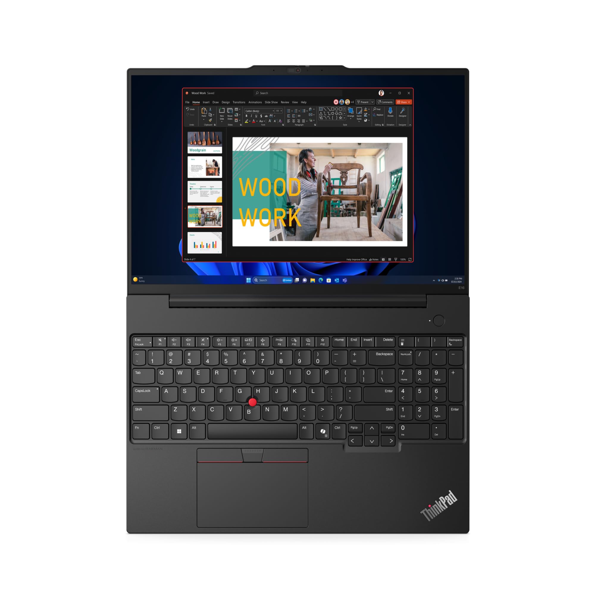 Lenovo ThinkPad E16 G2 21M5002AGE - 16" WUXGA, Ryzen 5 7535HS, 16GB, 512GB, Windows 11 Pro