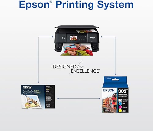 Miniatura 6 de EPSON 302 Claria Premium Ink Cartucho negro fotográfico de alta capacidad (T302XL120-S) funciona con Expression XP-6000, 6100