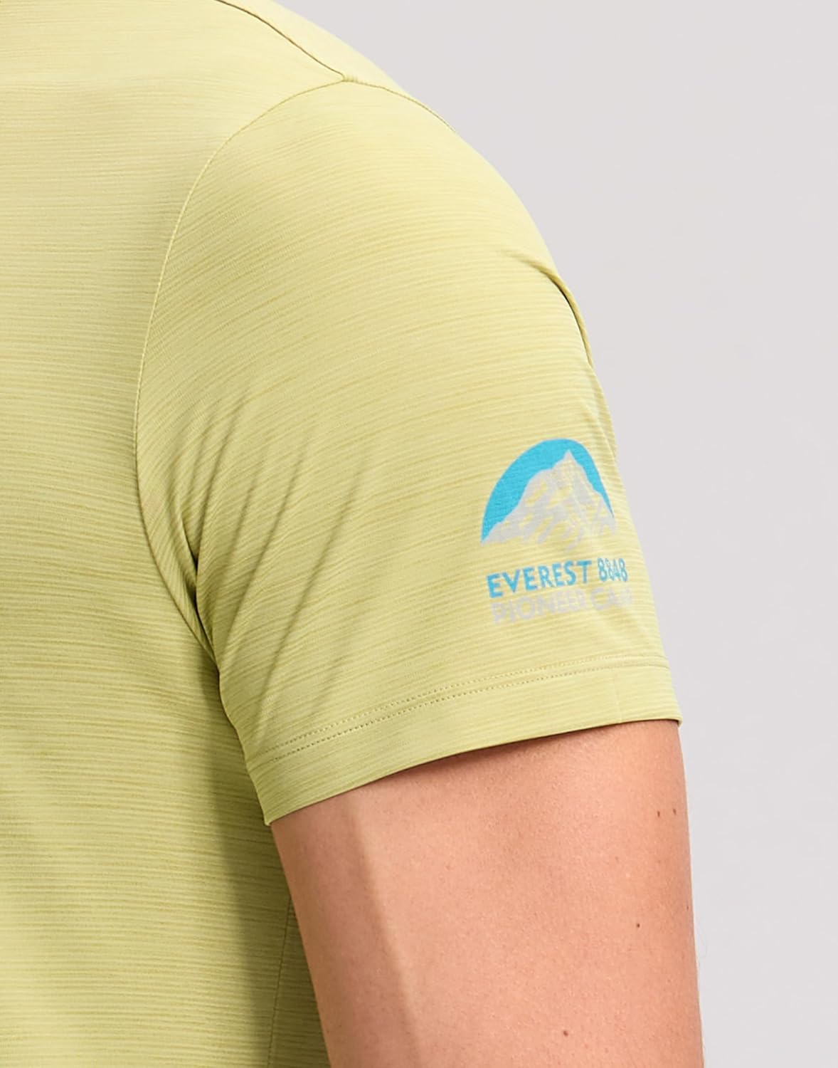 Pioneer Camp Mens Workout Shirts Quick Dry Moisture Wicking Athletic Running T-Shirts Graphic Tees Gym Sports Hiking Camping