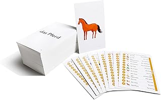 192 German Beginning Vocabulary Flash Cards with Original Artwork - for All Ages