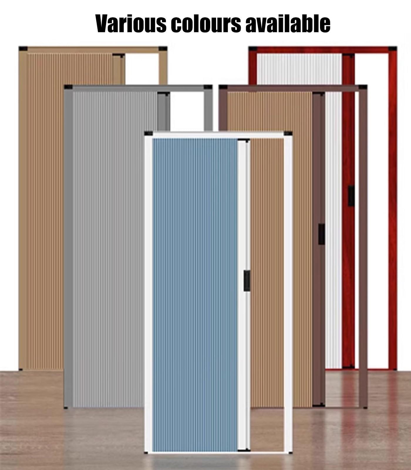 203 cm hohe Falttüren für Schlafzimmer, 76 101 127 152 177 203 cm breite, unsichtbare Falttür mit Wabenstruktur für Küchen-, Toiletten- und Speisekammertor, einziehbare Türen, innen weiß (86