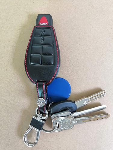 Miniatura 3 de KAWIHEN Funda de piel compatible con Chrysler 300 T & C Dodge Challenger Charger Durango Grand Caravan Journey Ram 1500-3500 Magnum Jeep Grand