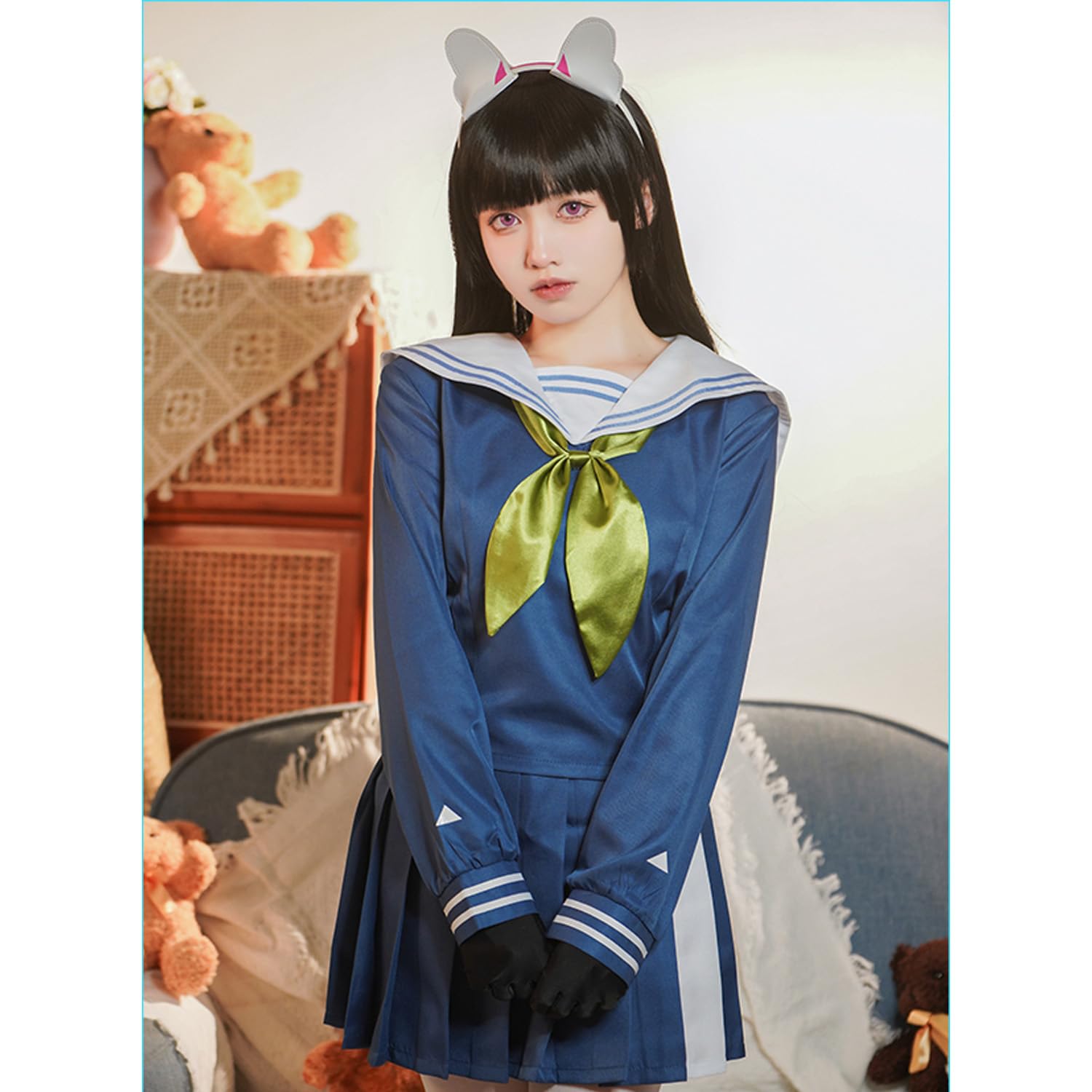 霞沢 ミユ コスプレ 衣装 高品質 ブルーアーカイブ（Blue Archive） 霞沢 ミユ コスプレ衣装