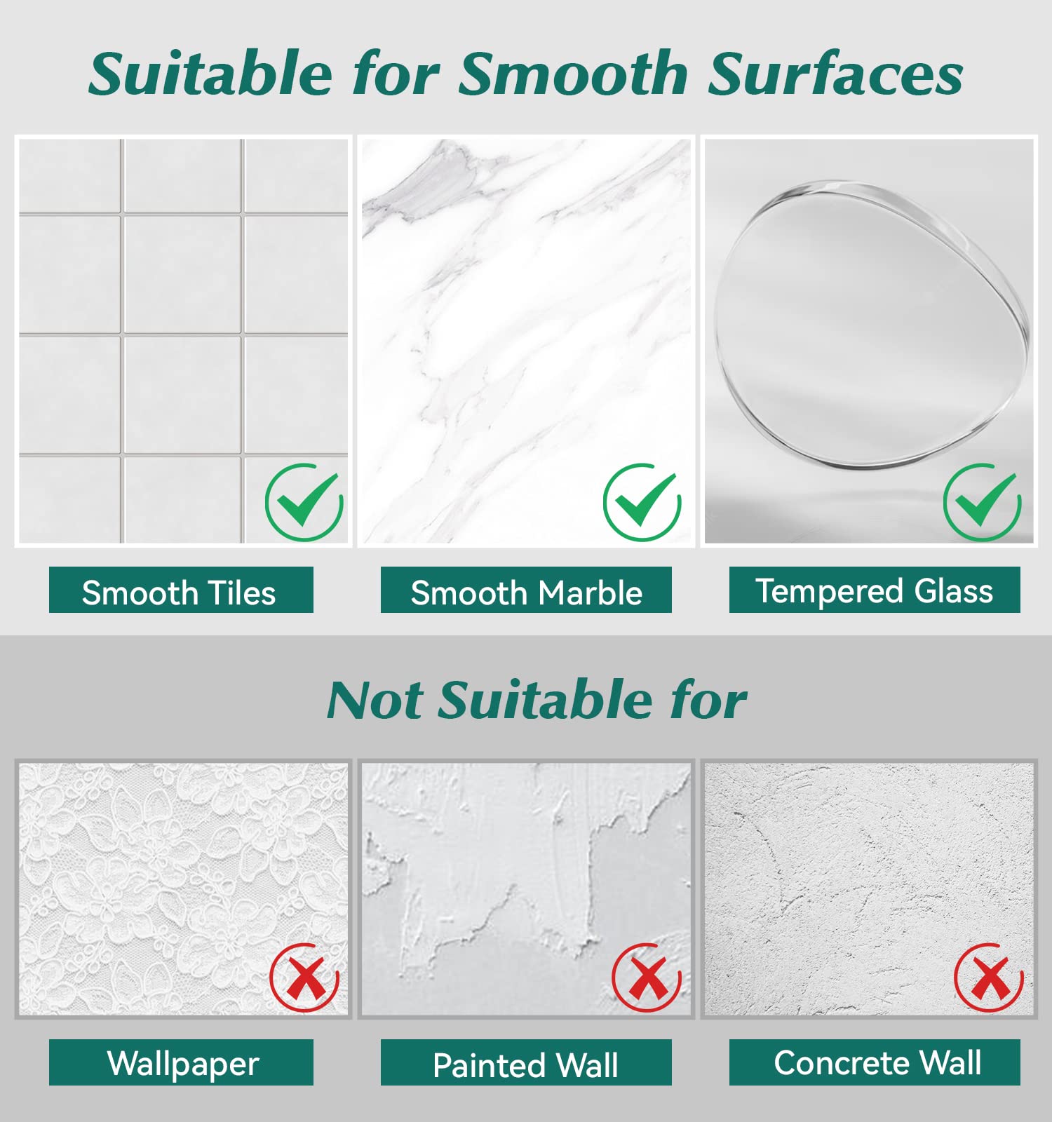 Estantes de Ducha, Organizador de Ducha de acrílico Transparente Adhesivo para baño, Transparente, sin taladrar, Almacenamiento de Ducha de Montaje en Pared