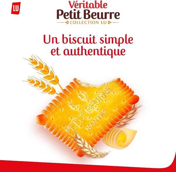 LU - Real Petit Beurre - Family Size - 6 Packs of 24 Biscuits (200g) - 2