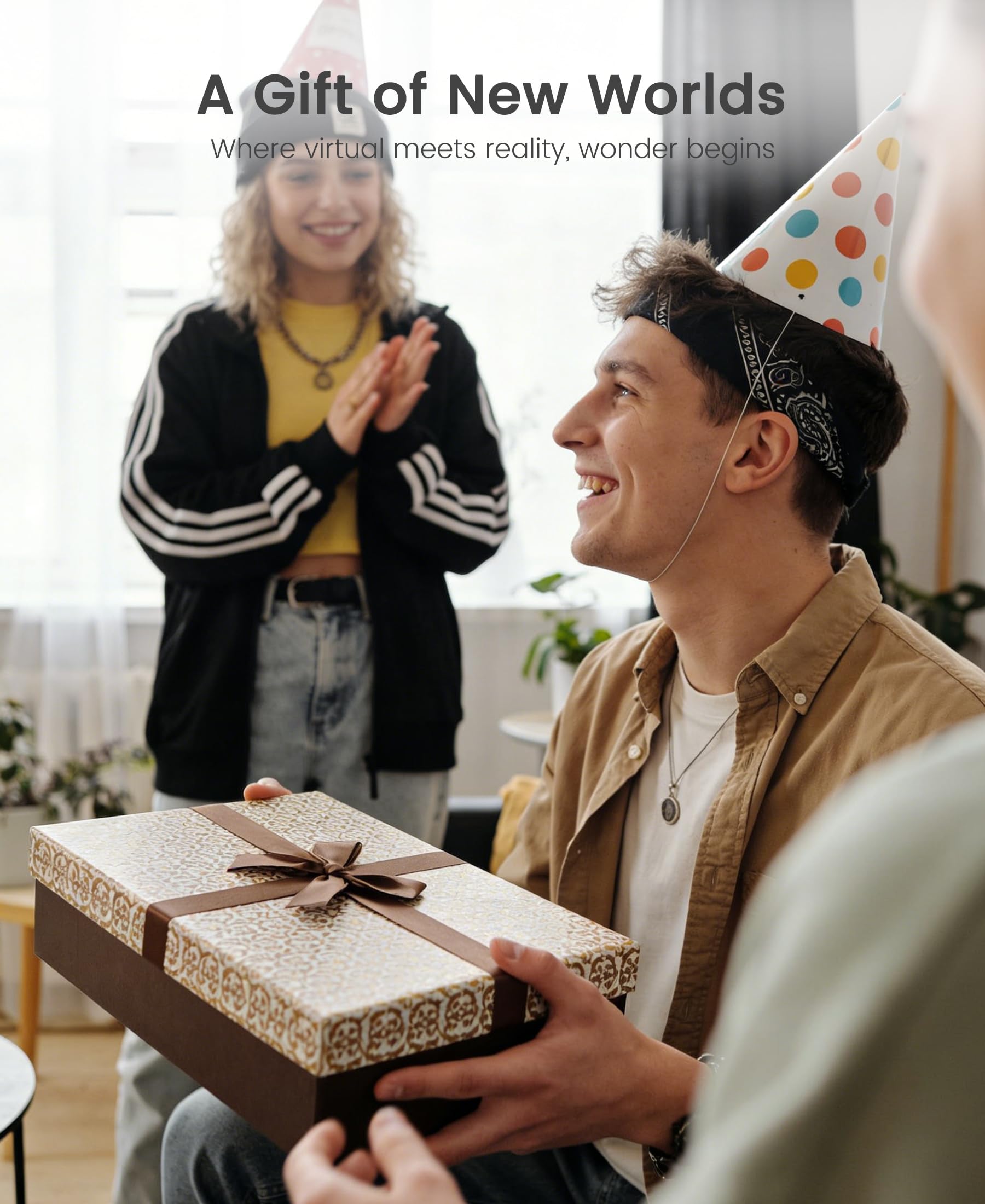Leichter Headstrap für Meta Quest 3/3S/2, Verstellbarer Strap VR Zubehör Kompatibel mit Quest 3, Reduzieren Gesicht Stress, Verbesserter Support Komfort Verlängern, für Erwachsene und Kinder