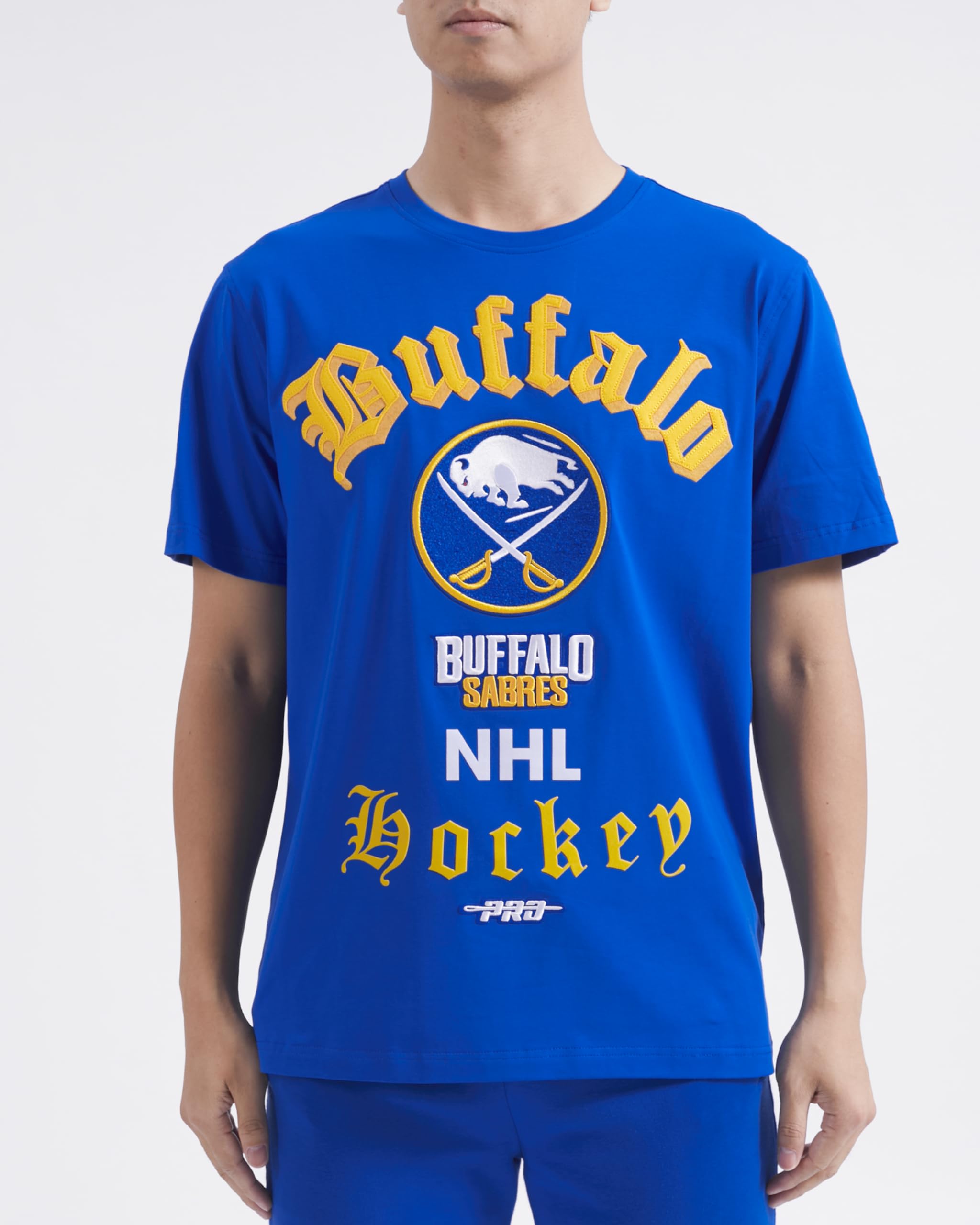 Mens NHL Old English Cotton Short Sleeve Tee