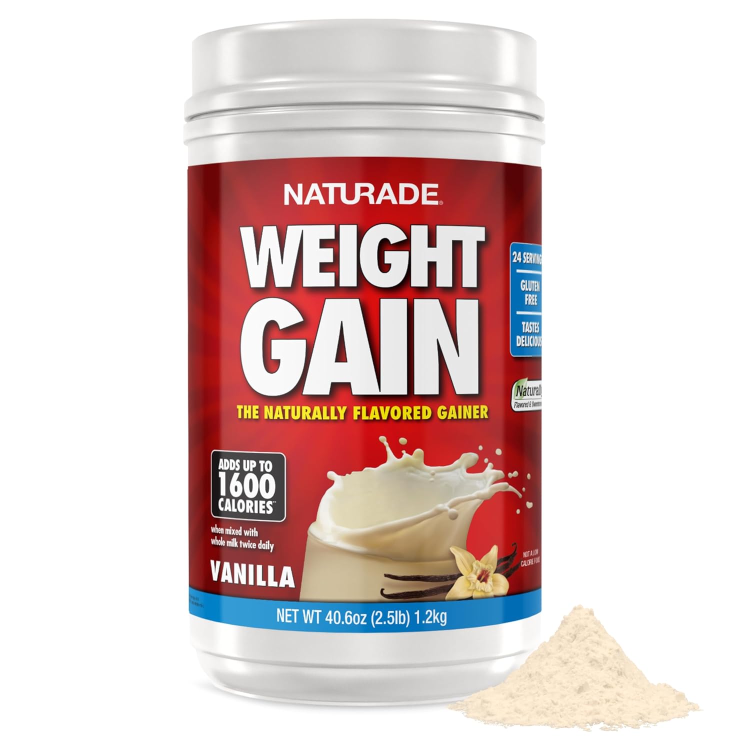 Naturade Weight Gain Vanilla – 40.6 oz