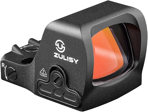 Miniatura 2 de ZULISY Otter Shake to Awake 3 MOA Micro Open Red Dot Sight, apto para RMSc507K Footprint Pistol Mount, 0.039x0.827 in EDC Tactical Mini Reflex