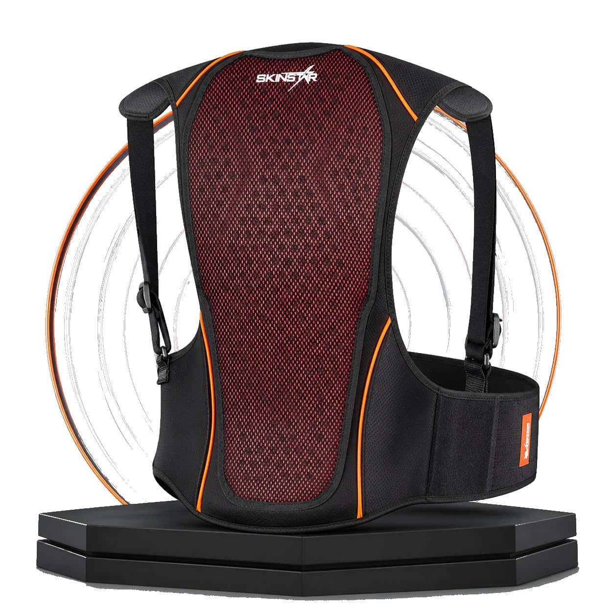 SkinStar Cross Pack Vest ochraniacz na plecy ochraniacz narty snowboard kamizelka bezpieczeństwa ochrona pleców