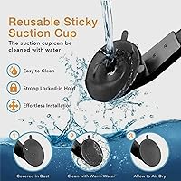 Vista 6 de Simpl Grip 2.0 - Montaje de 360° para tablero y parabrisas - Compatible con Samsung S24, S24 Ultra, iPhone 16, 16 Pro, 15, 15 Pro, 15 Pro Max