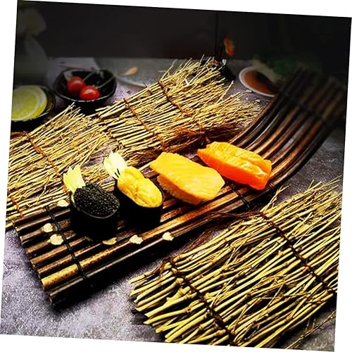 Miniatura 5 de Hemoton Plato de sashimi, 6 piezas, arreglo de productos de fotografía, accesorios de decoración de placa de sushi, tapete de sushi, plato de sushi,