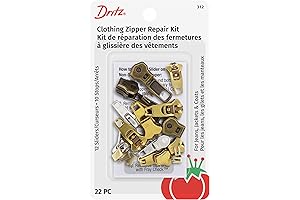 Dritz 312 Clothing Zipper Repair Kit, Assorted