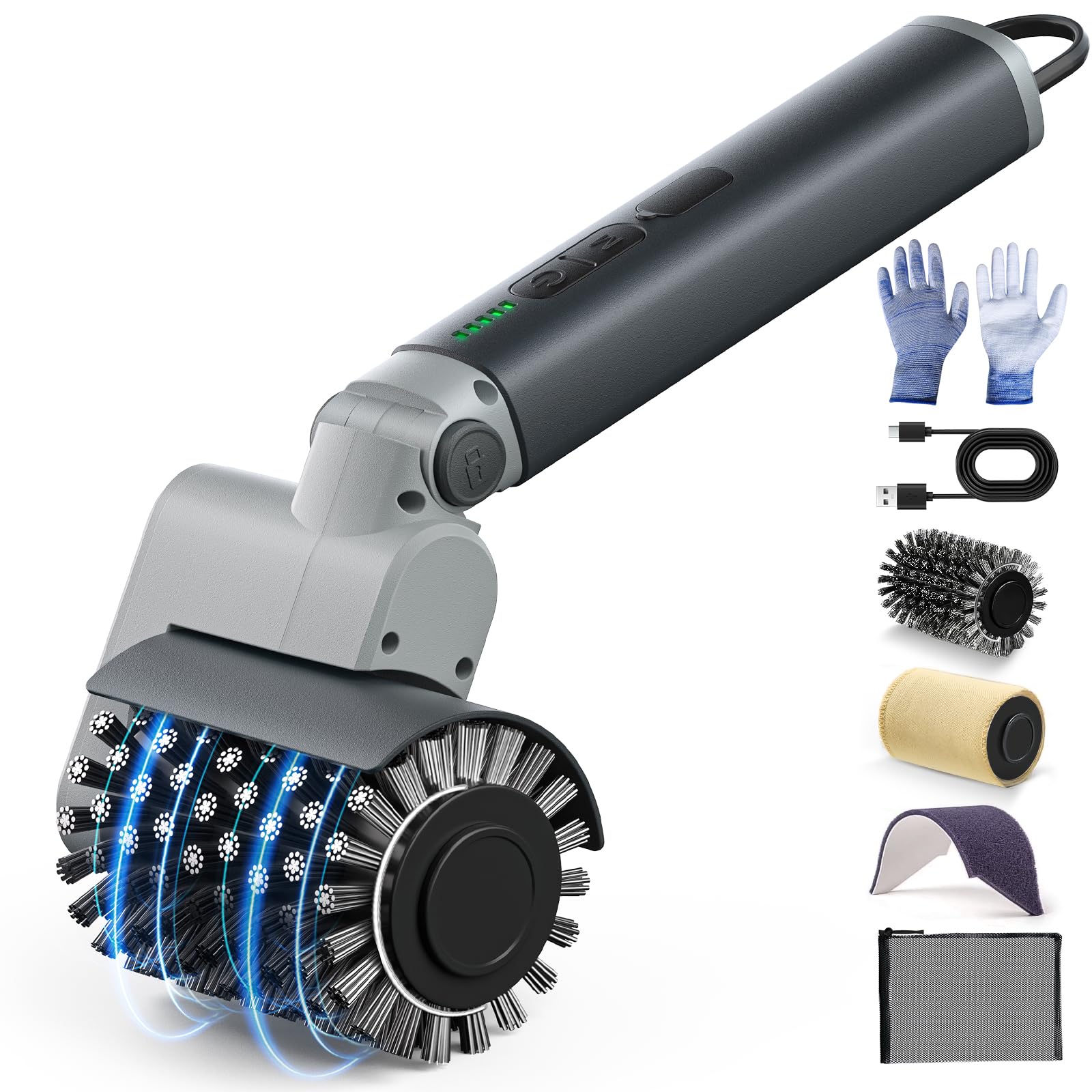 myBeauté Cordless Brush Iron シルバー Amazon.com: VOXPOA Electric Grill Brush for Outdoor Grill,3-in-1
