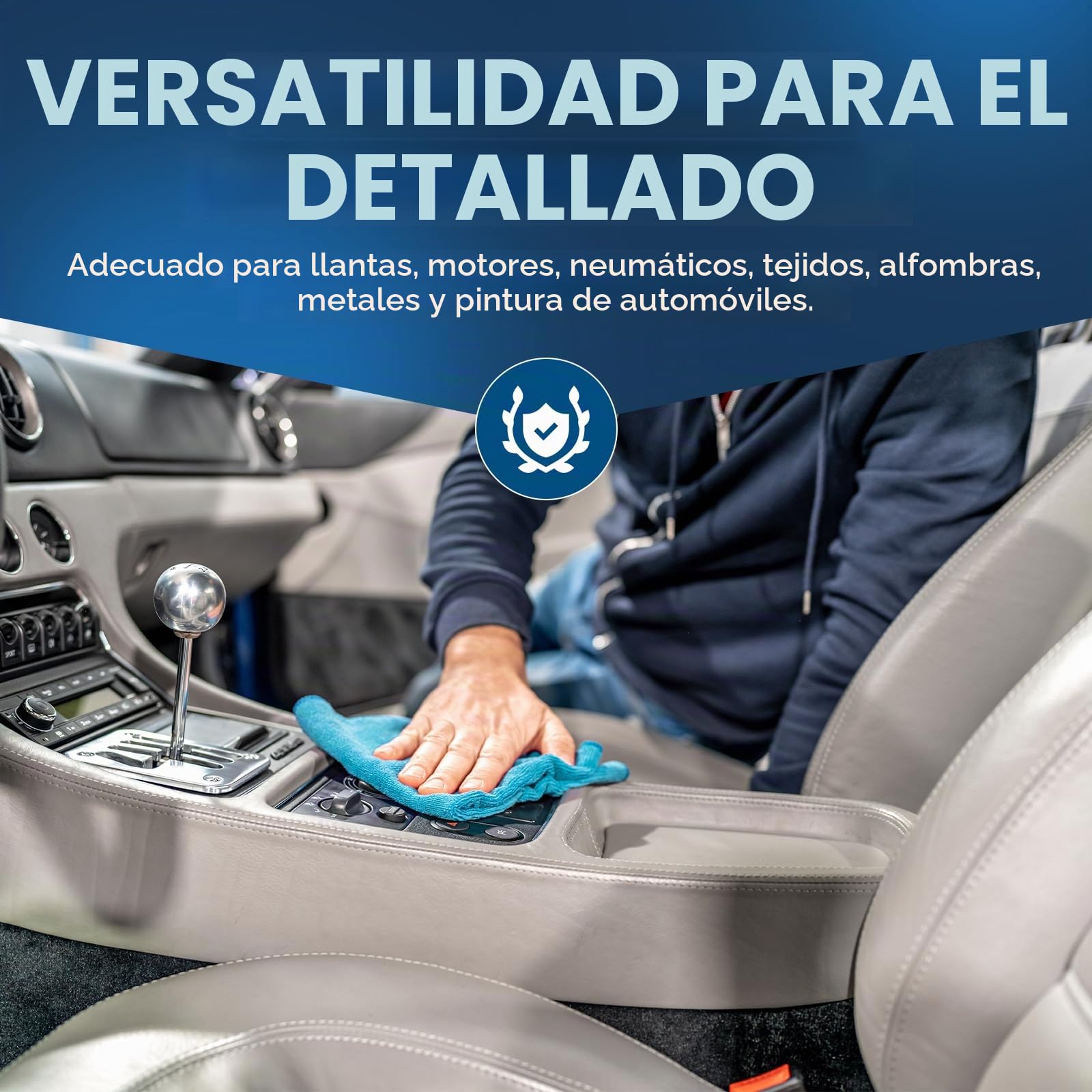 Vonixx Intense 500ml renovador de plásticos Renovador de Plásticos Interior Coche Intense – Brillo Natural sin Grasa, Protección UV y Efecto Duradero 6 Meses
