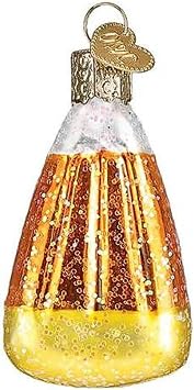 Old World Christmas Mini Candy Corn Tree Ornament