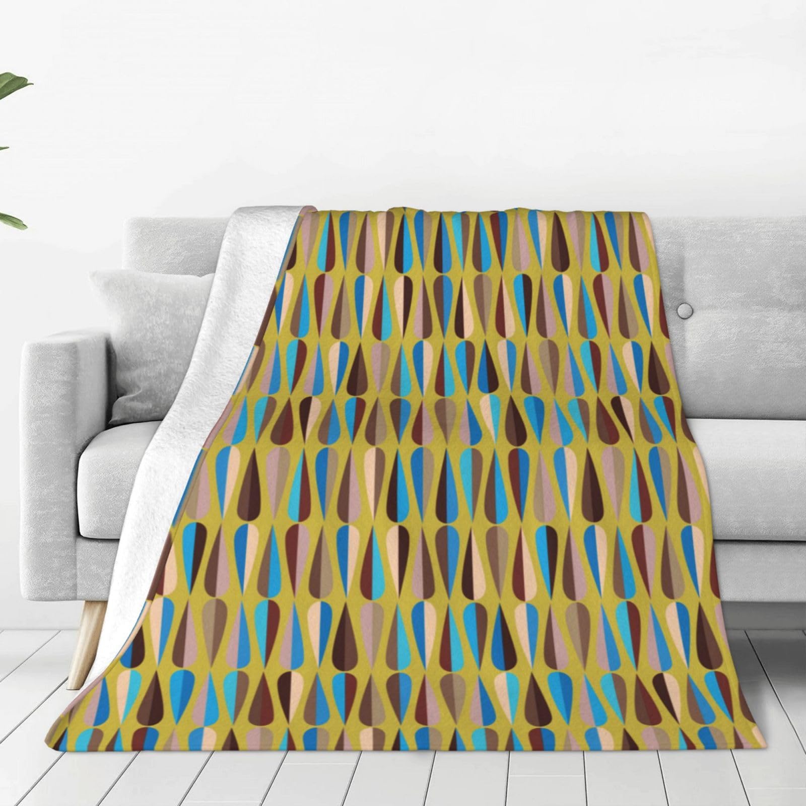 Couverture polaire moderne contre le froid plaid flanelle douce fin des frissons sur le canapé