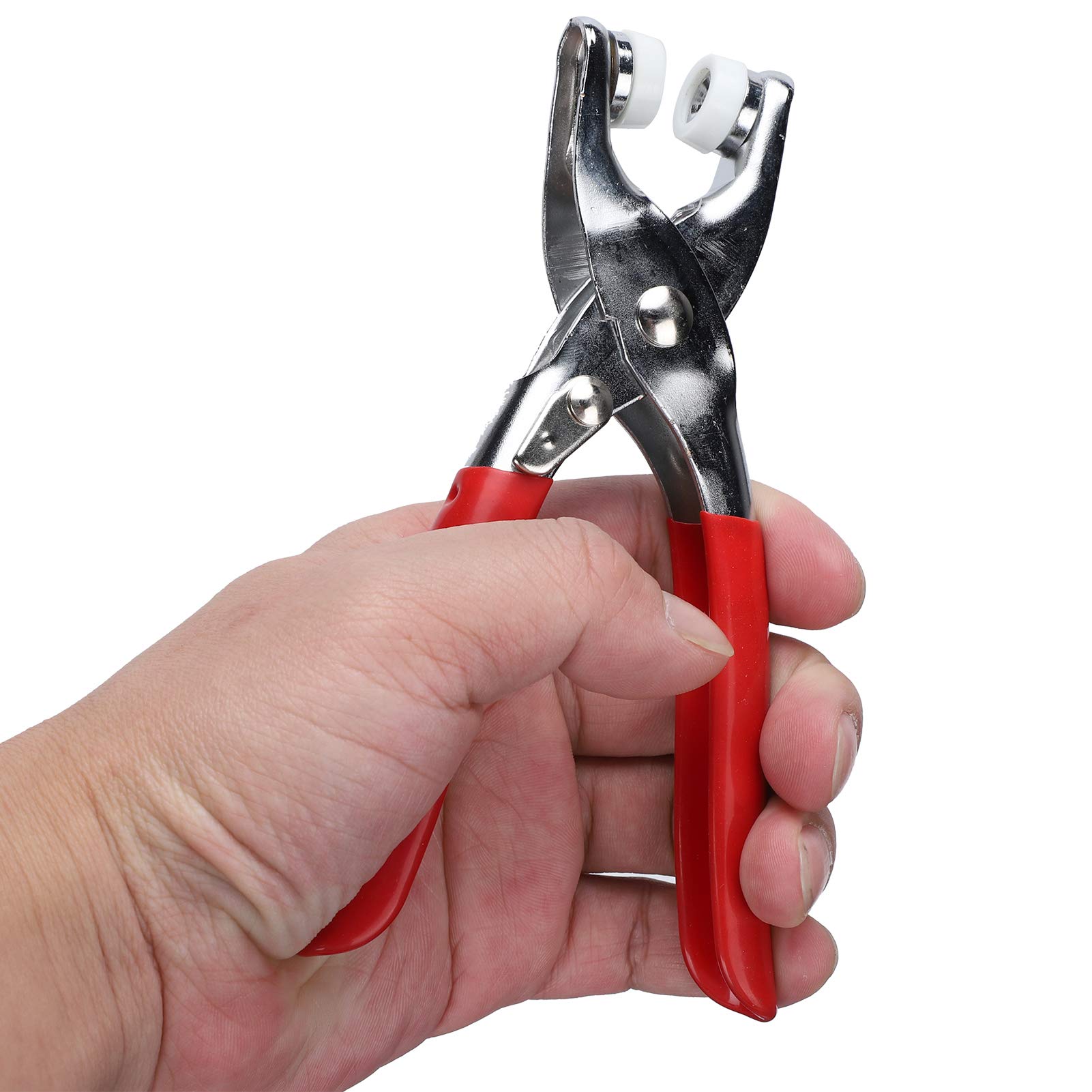 804Pcs Snap Fasteners Kit, Sewing Button Punching Machine Kit, 9.5mm 10 Colors Brass Press Haberdashery Hand Pressing Pliers Tools Studs with Clothing Accessorie