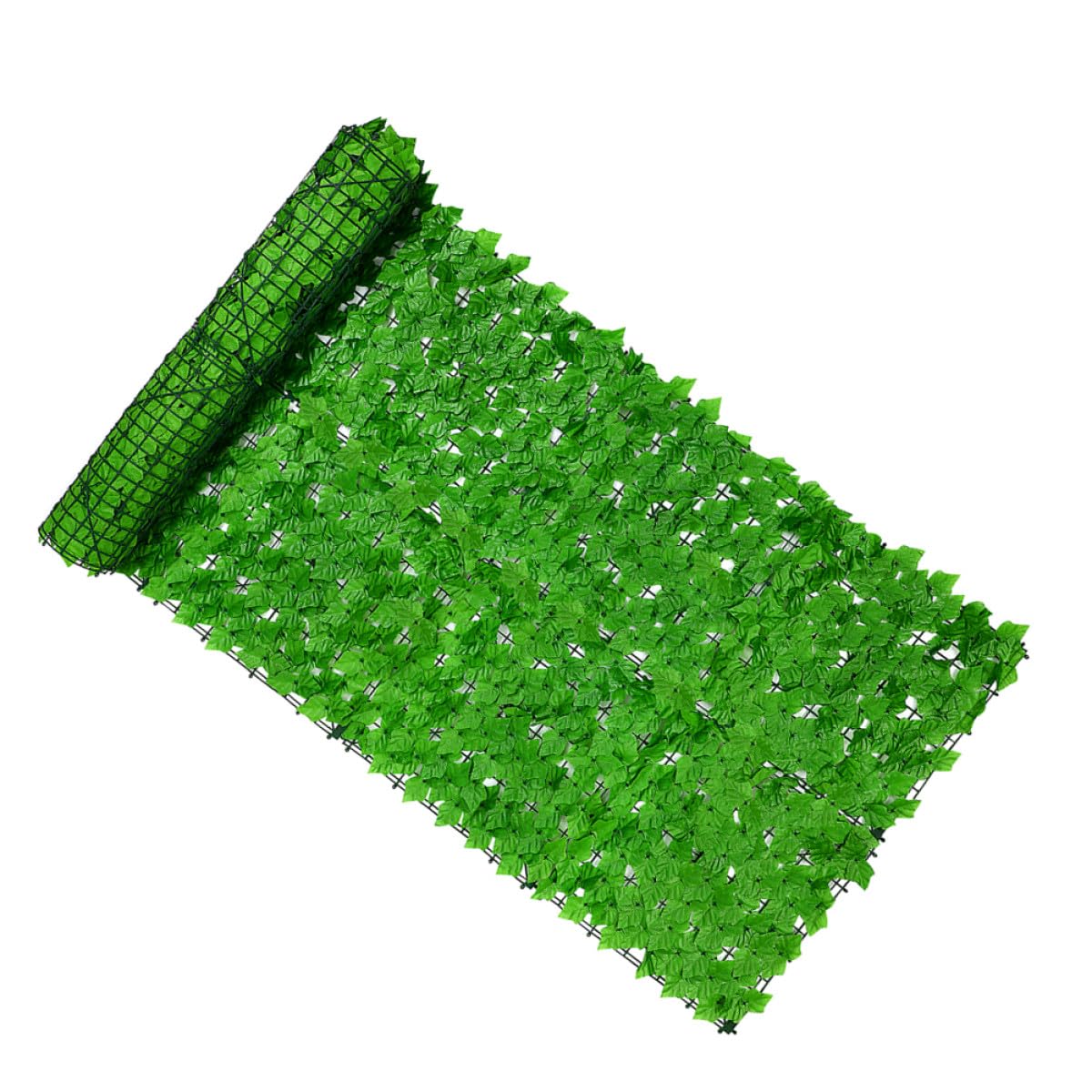 Treillis vert artificiel résistant pour occultation jardin et feuillage plastique
