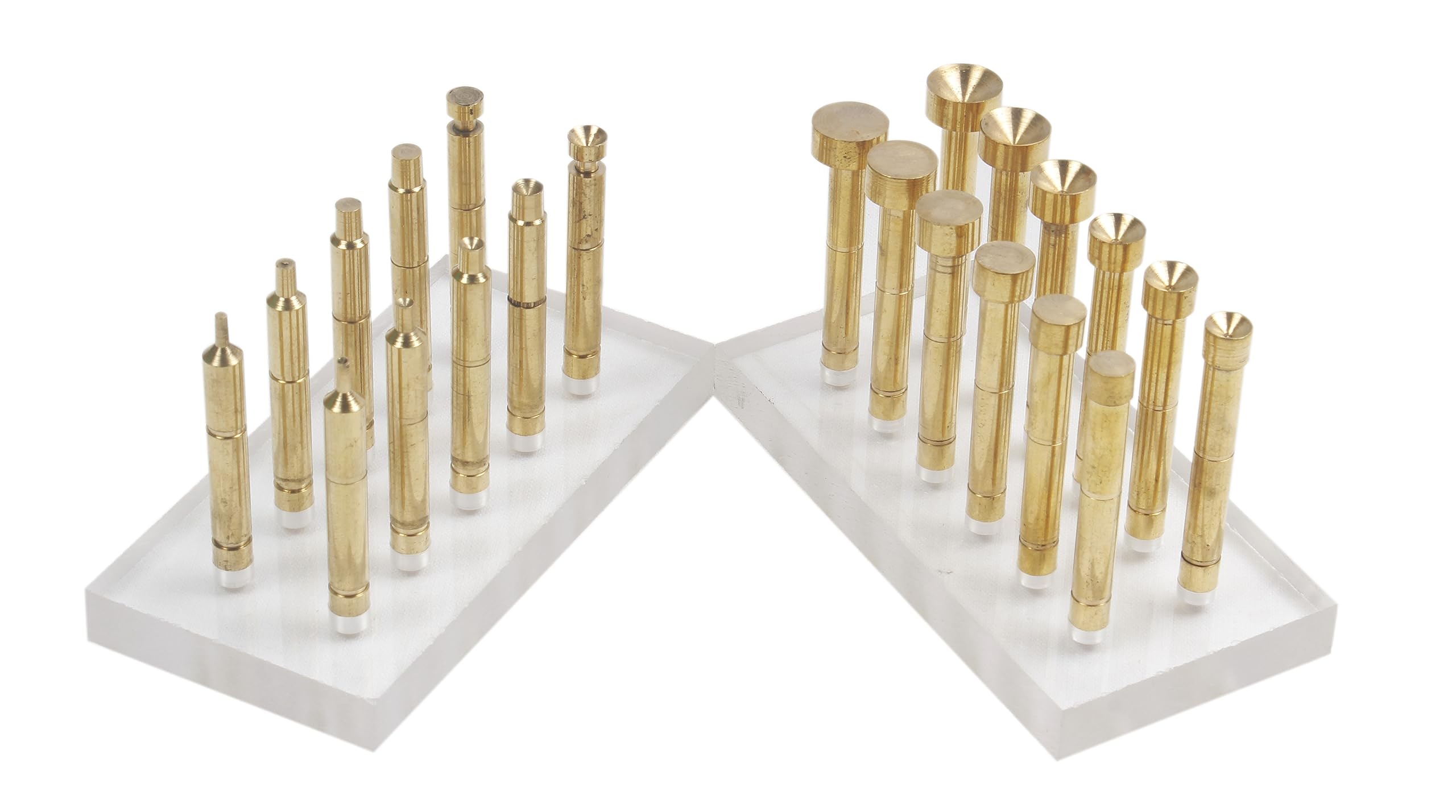 Lapmart Gem Faceting brass dop sticks 22 Pieces ~6 mm Brass Dop Stick (2,3,4,5, 6, 7, 8,9,10,11 & 12 mm)~
