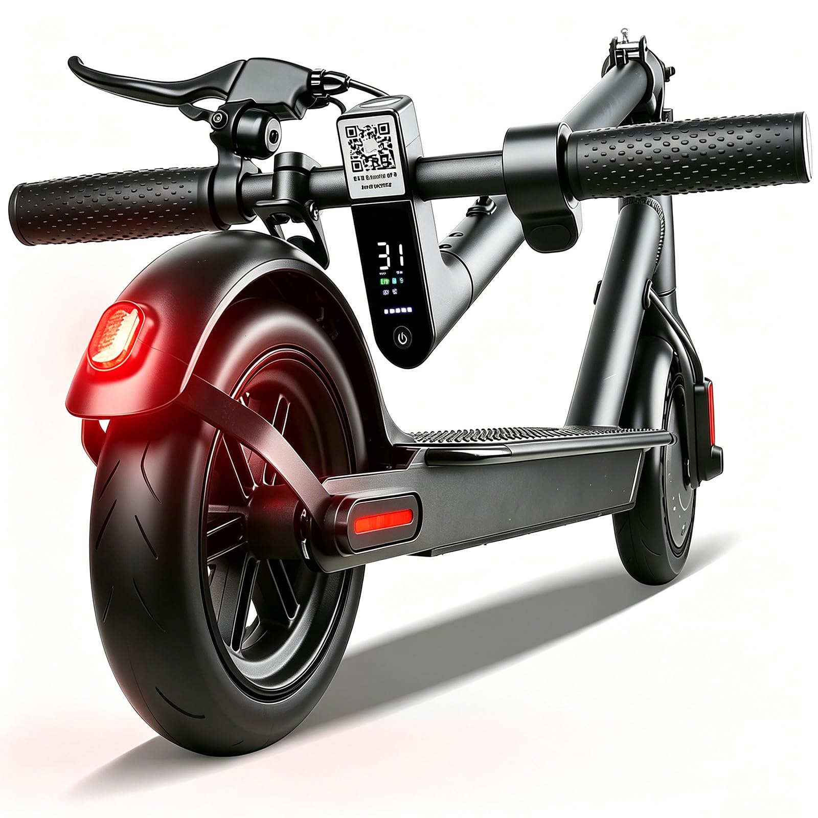 Trottinette Électrique Ado 12-17 Ans – Moteur 350W, 3 Vitesses (10/20/25km/h), Frein E-ABS+Disque, Pneu Gonflable de 8,5 Pouces, Pliable, avec Ou sans Siège – pour Lycée & Loisirs
