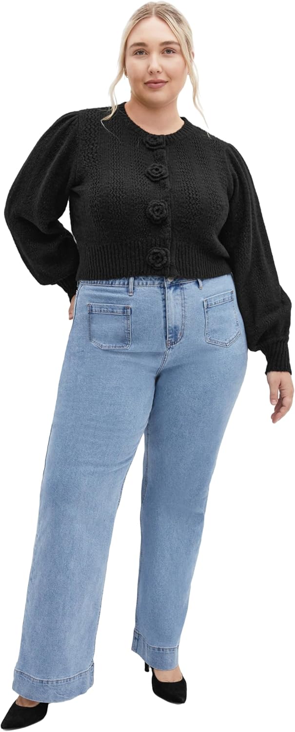 City Chic Women's Plus Size Cardi Rosie