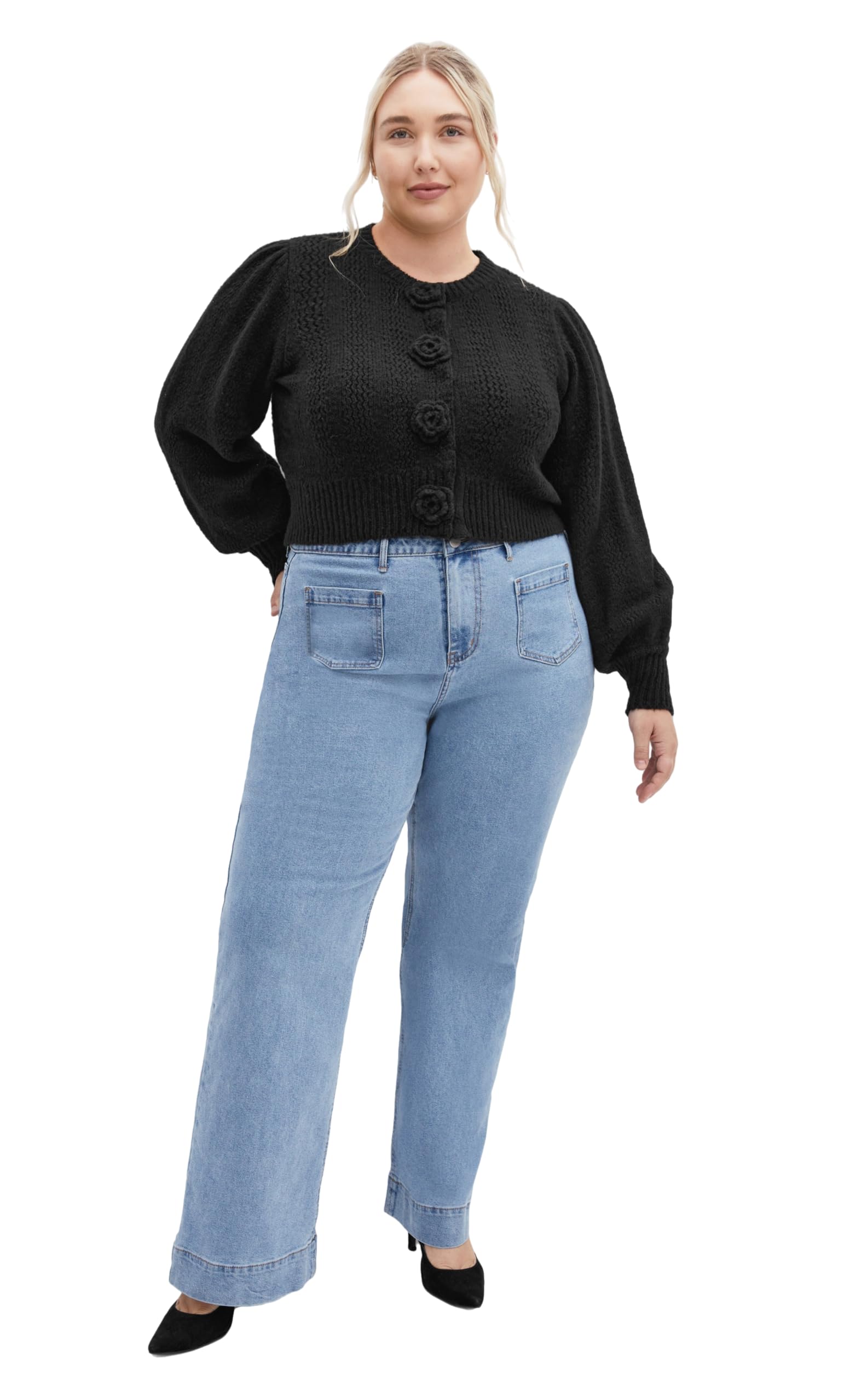 City Chic Women's Plus Size Cardi Rosie