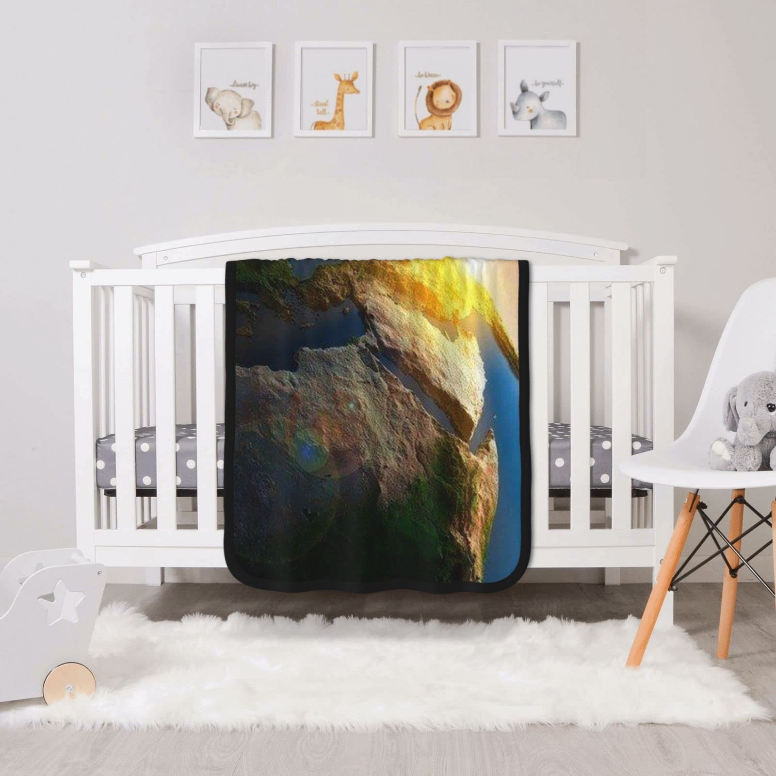 Couverture Planet Earth en flanelle premium durable et double face