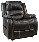 Yandel Faux Leather Electric Power Lift Recliner for Elderly, Black