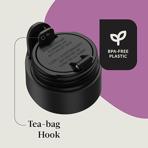 Miniatura 107 de Contigo Autoseal West Loop - Taza de viaje de acero inoxidable con aislamiento de vacío (16 oz, acero inoxidable/azul Mónaco, 2 unidades)