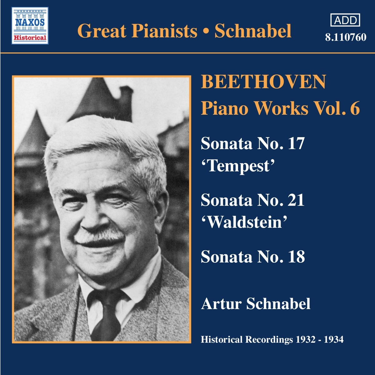 BEETHOVEN: Piano Sonatas Nos. 17, 18 and 21
