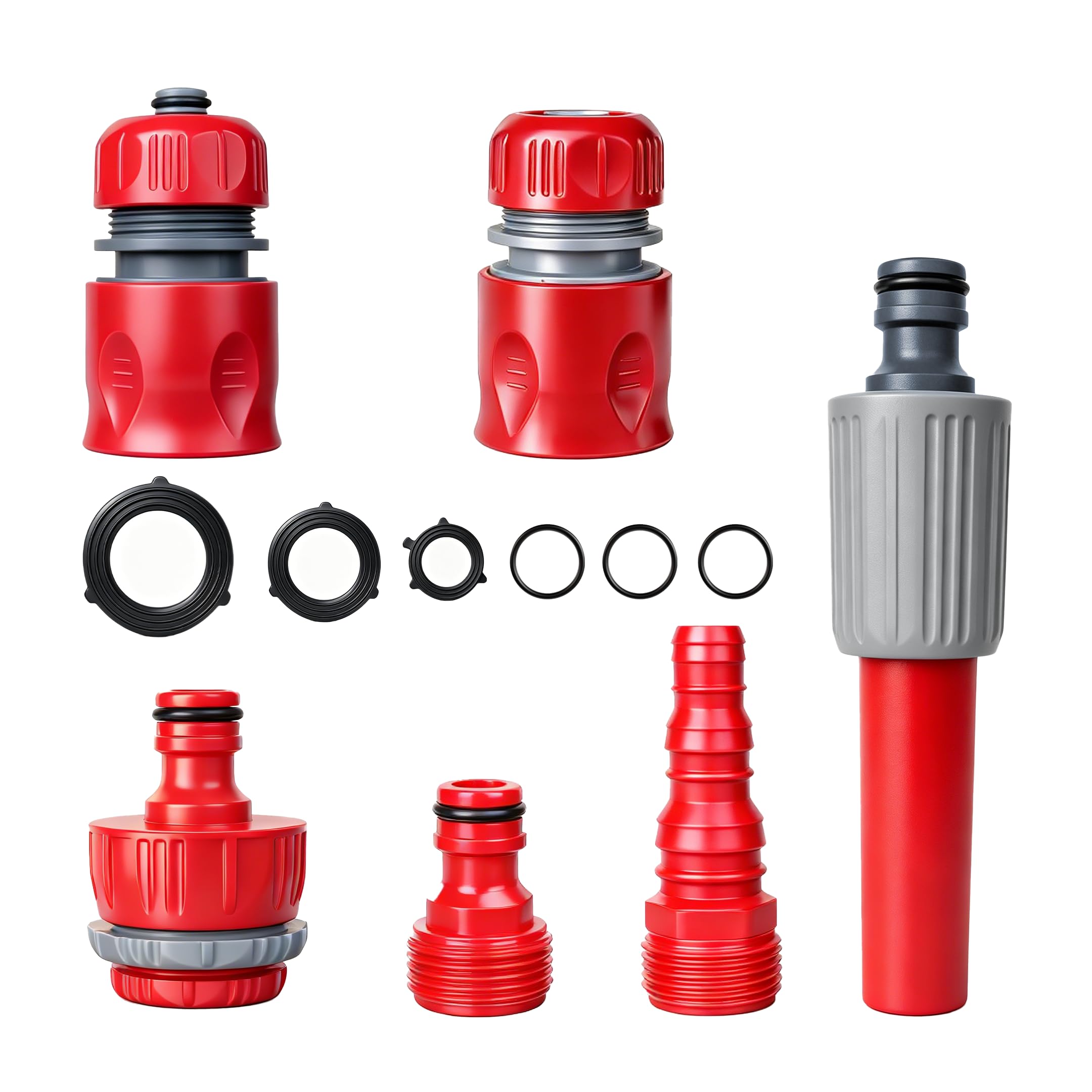 T TOVIA 1/2" Garden Hose Connector Set, Extension Set