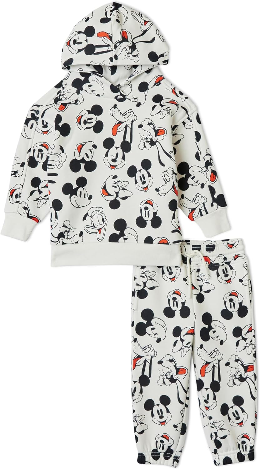 Amazon Essentials Unisex Kids and Toddlers' Long Sleeve Hoodie and Jogger Set