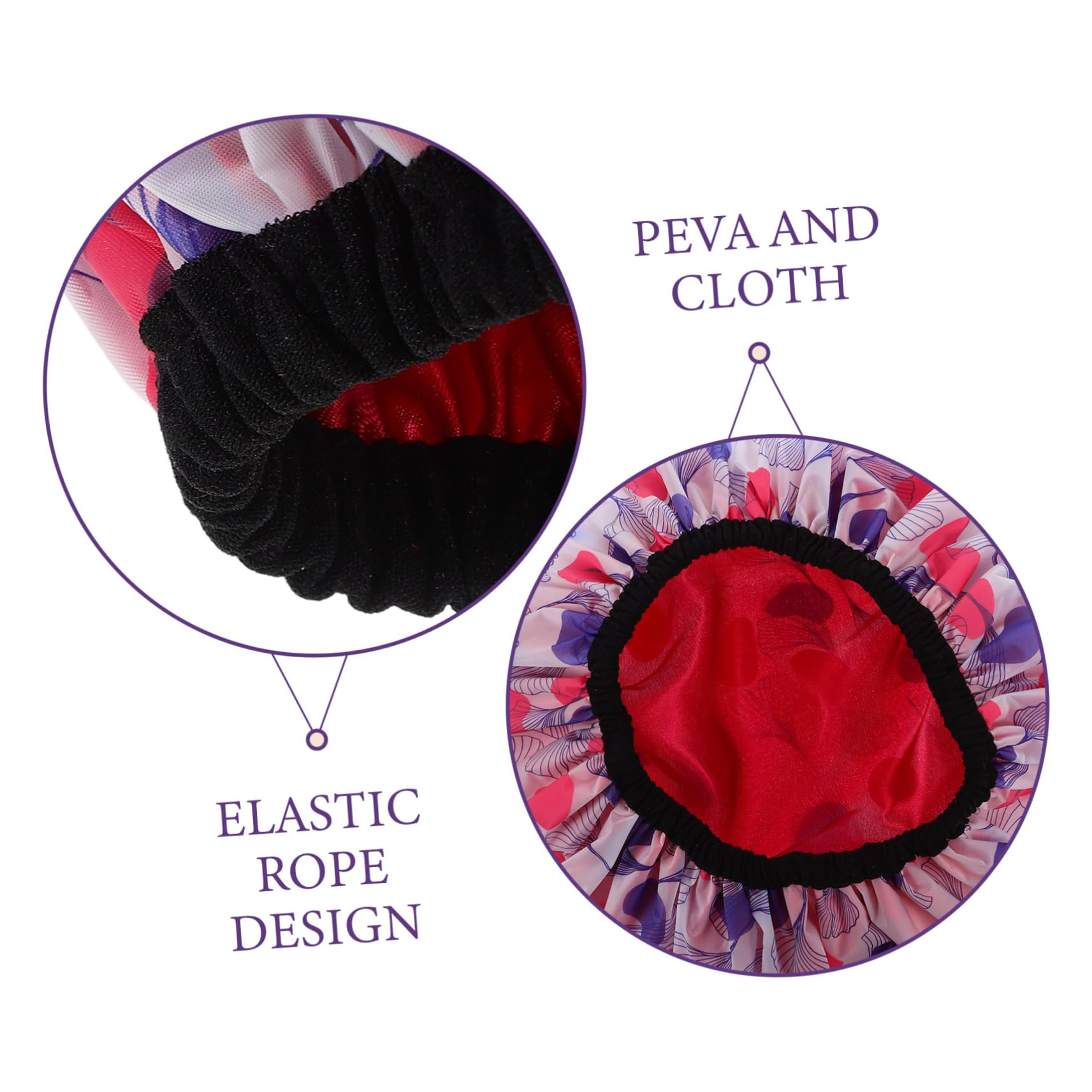 Didiseaon 5 Uds Gorro De Gorros De Protección Para El Cabello Gorro De Baño De Impresión Sombreros Para Secar El Cabello Sombreros Para El Cabello Seco Sombrero Para Secar El Cabello