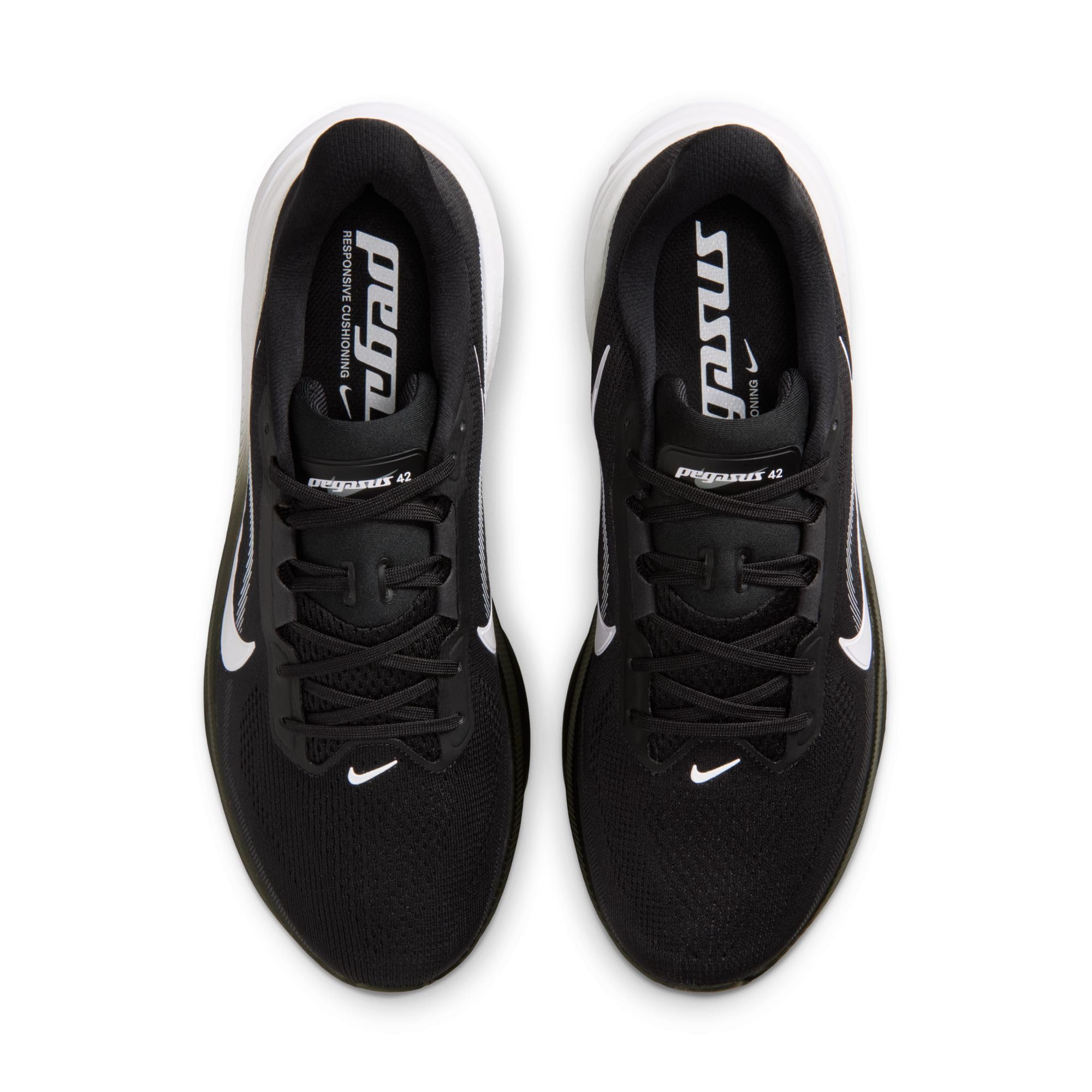 NIKE Air Zoom Pegasus 42 Scarpe da Running Uomo, Nero/Bianco - IB1873-001
