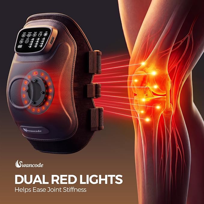 Masajeador de rodilla portátil con batería y vibración miniatura 3